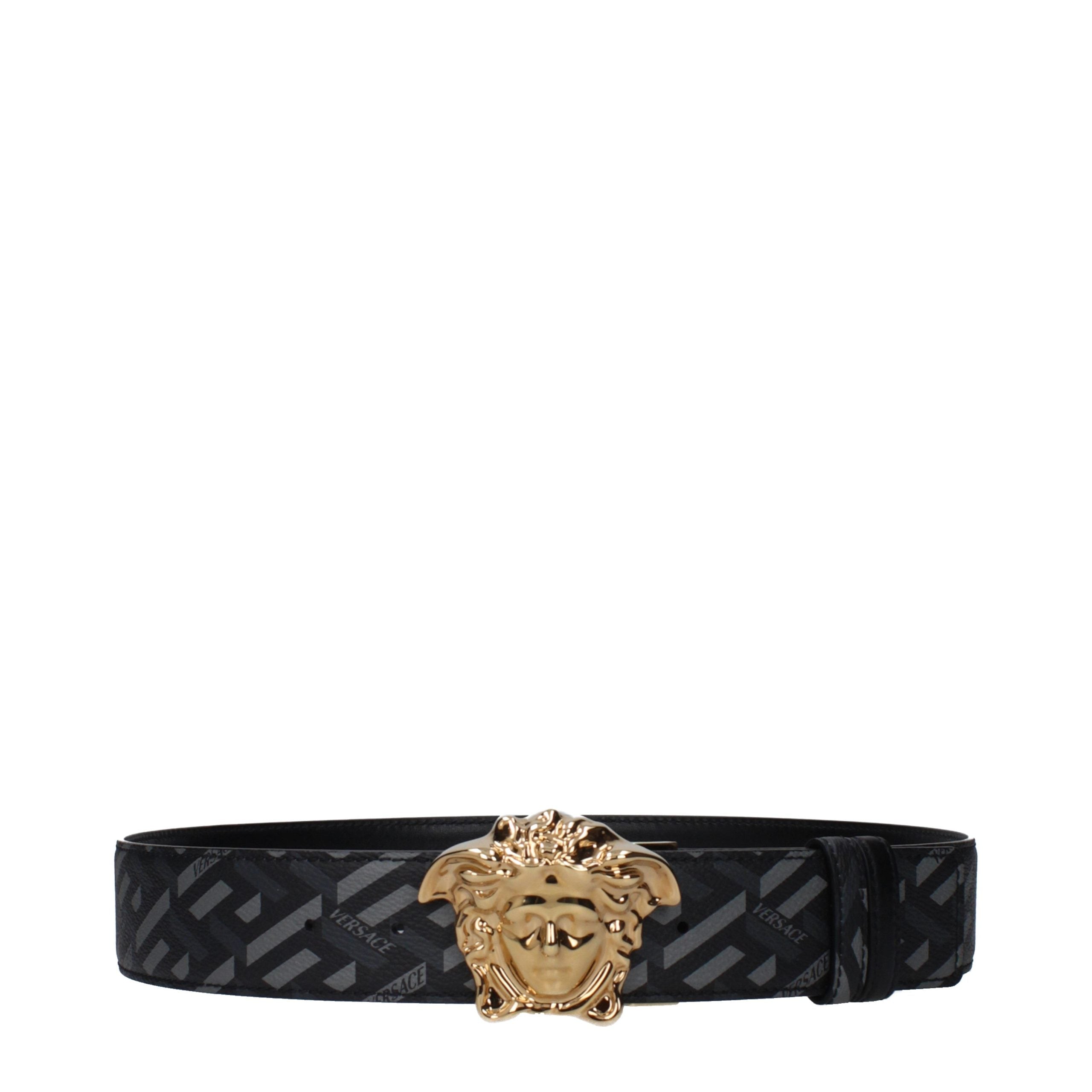 Gray Polyester Regular Belt