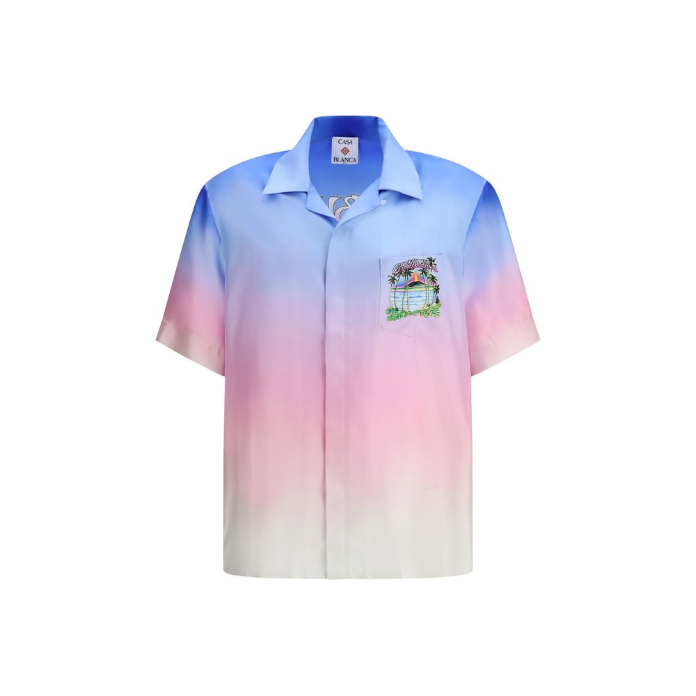 Multicolor Silk Pattern Shirt