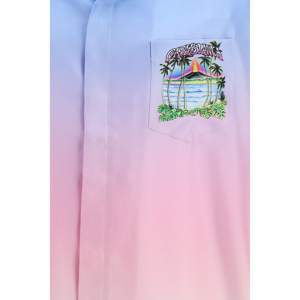 Multicolor Silk Pattern Shirt