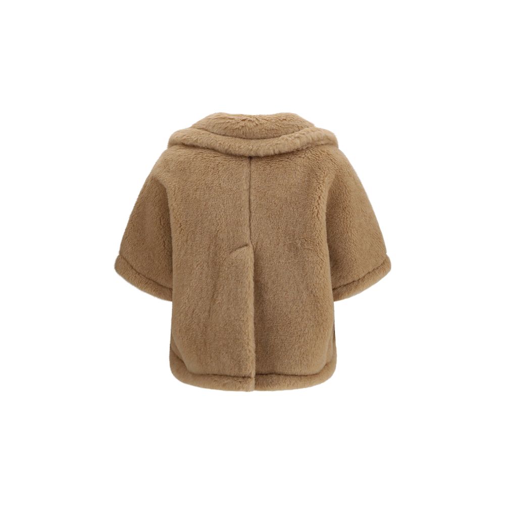 Beige Alpaca Vicugna Pacos Coat