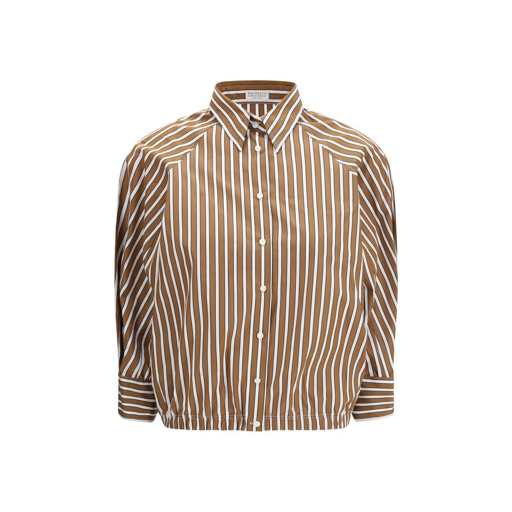 Brown Cotton Shirt