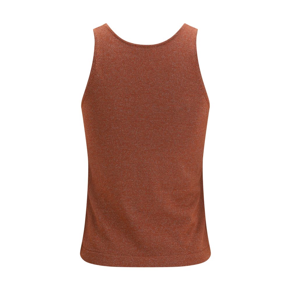 Brown Cashmere Tank Tops