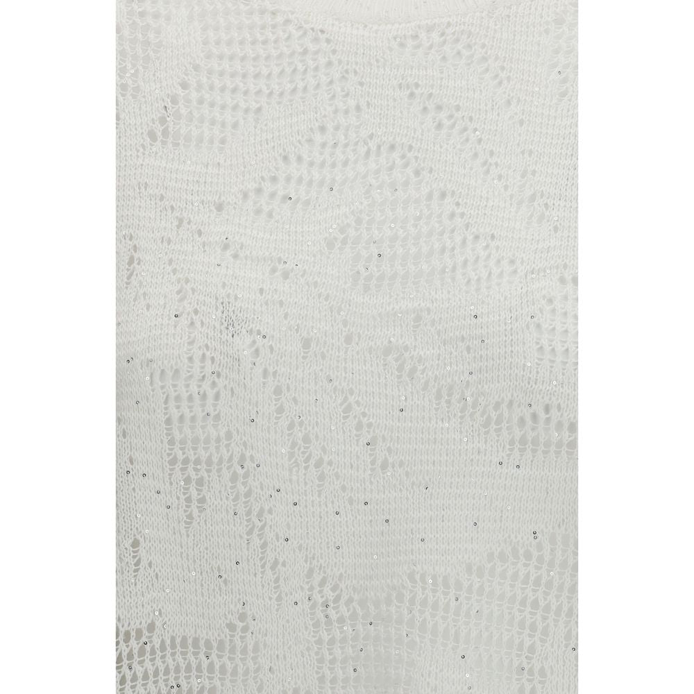 White Linen T-Shirt