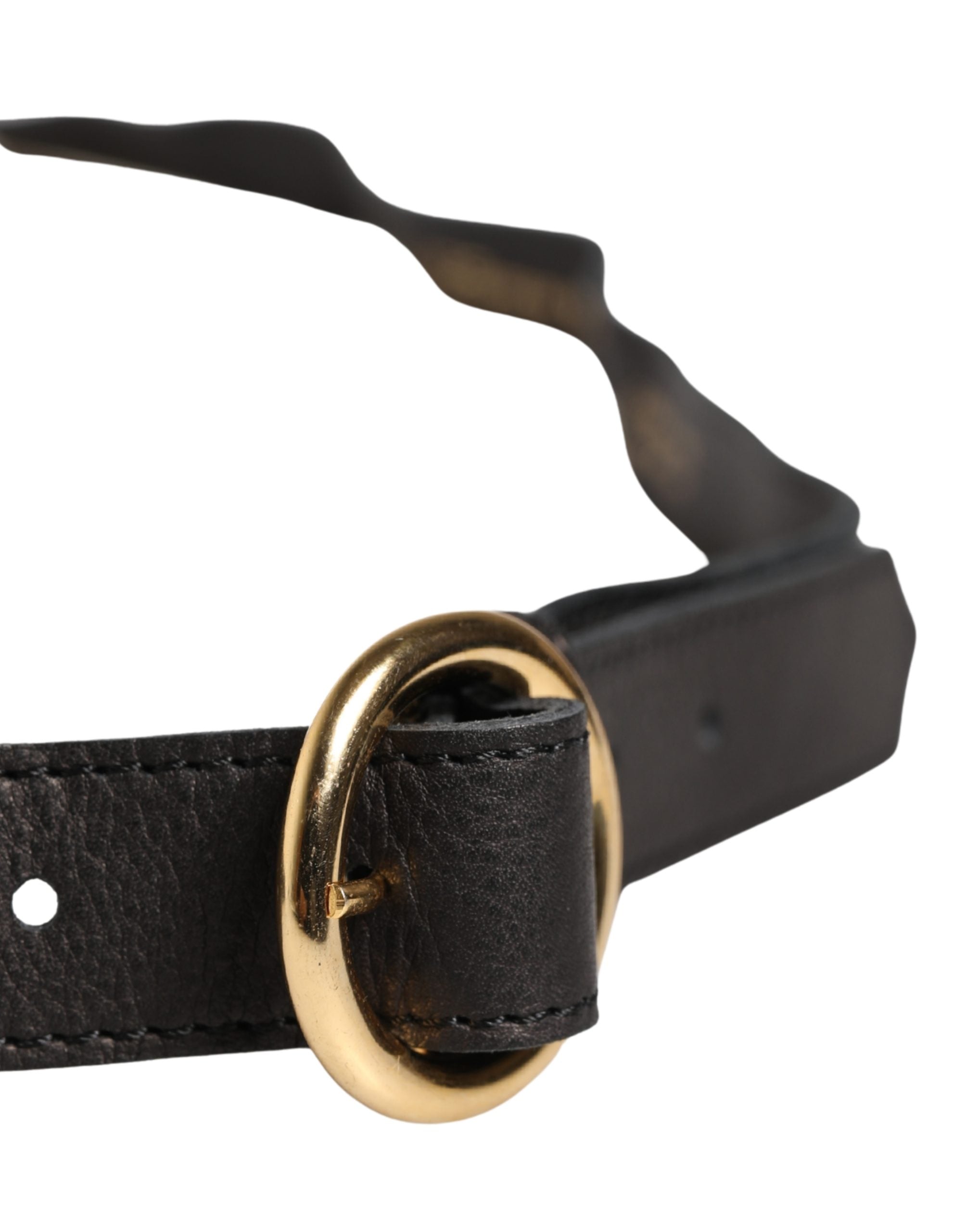 Multicolor Floral Wide Waist Gold Metal Buckle Cintura Belt