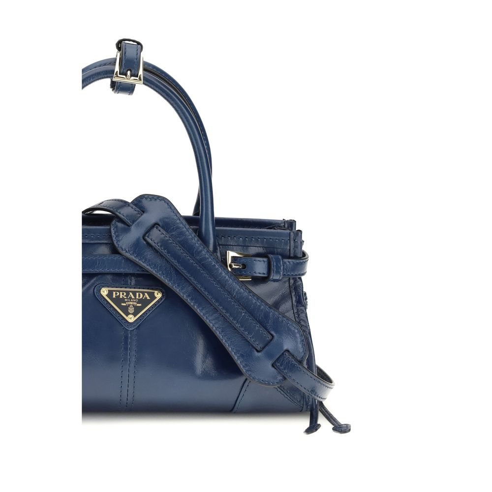 Blue Calf Leather Bos Taurus Handbag