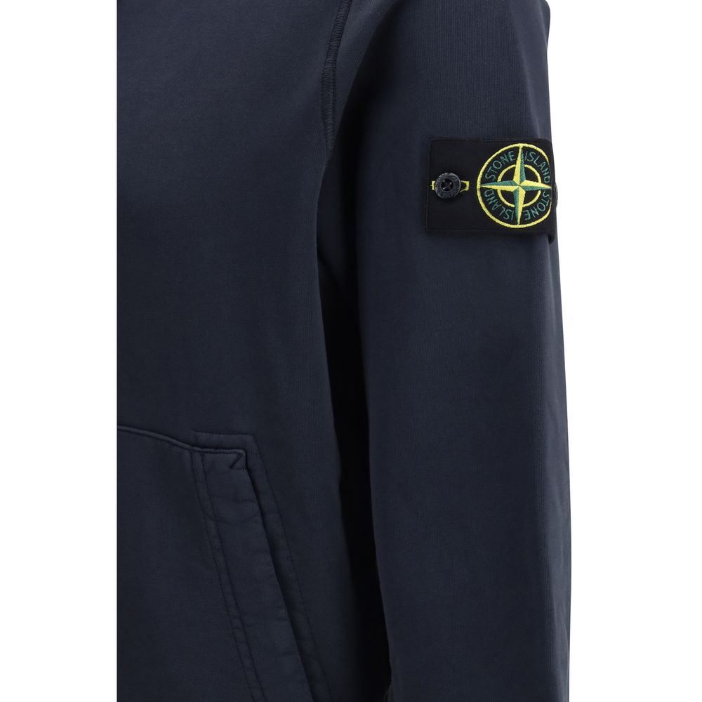 Blue Cotton Sweatshirt