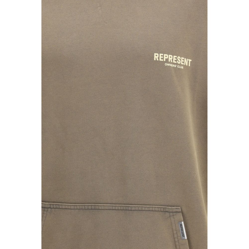 Brown Cotton Sweatshirt