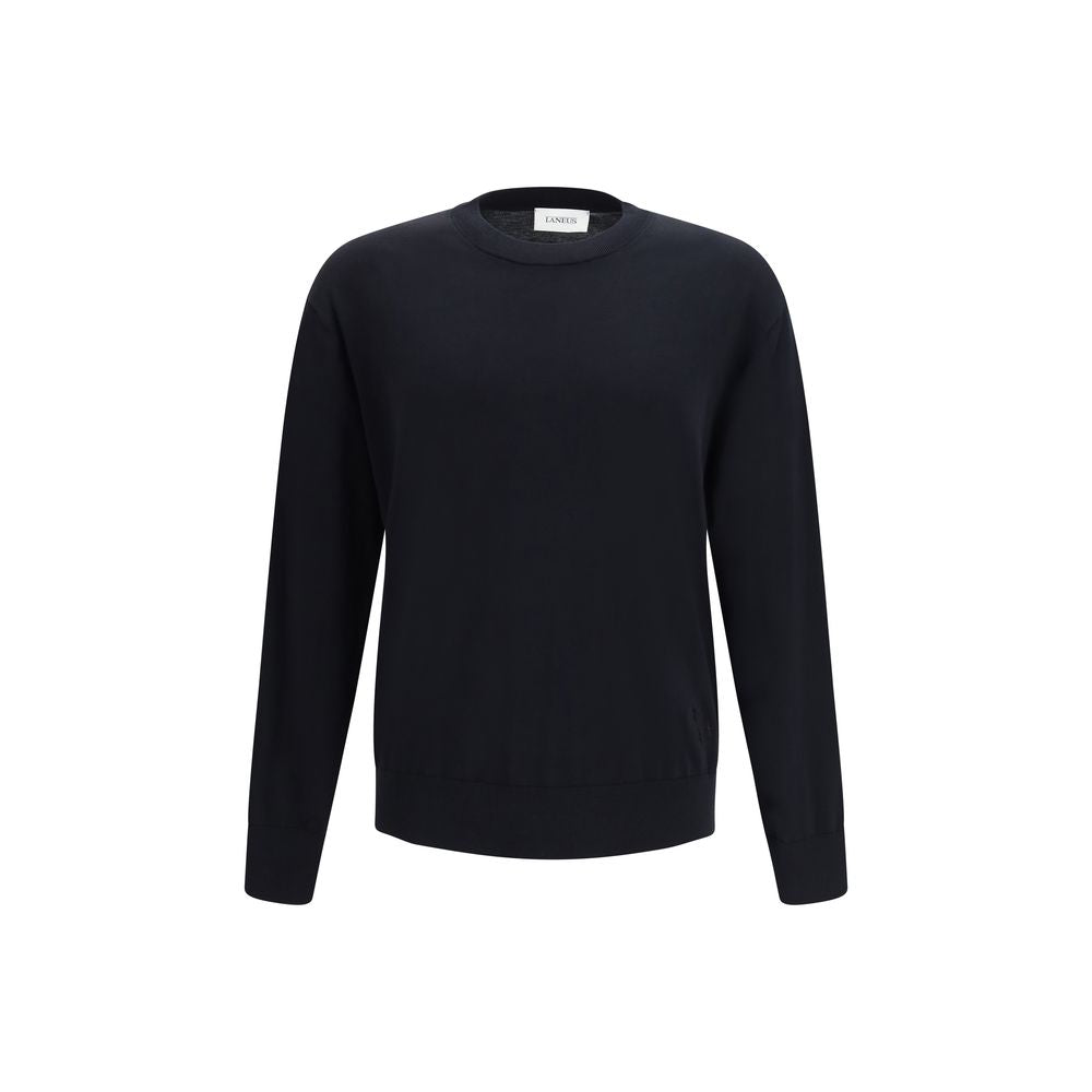 Black Cotton Sweatshirt