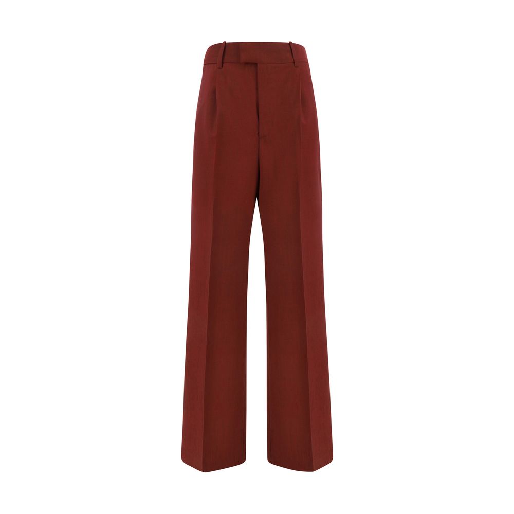 Multicolor Polyester Flared Pants