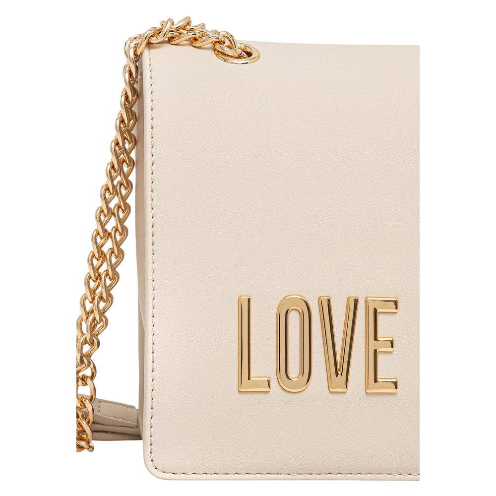 Beige Polyethylene Handbag