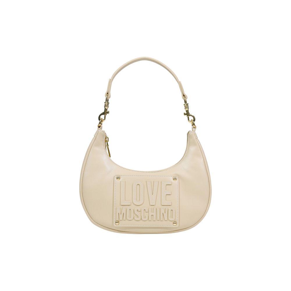 Cream Polyethylene Handbag