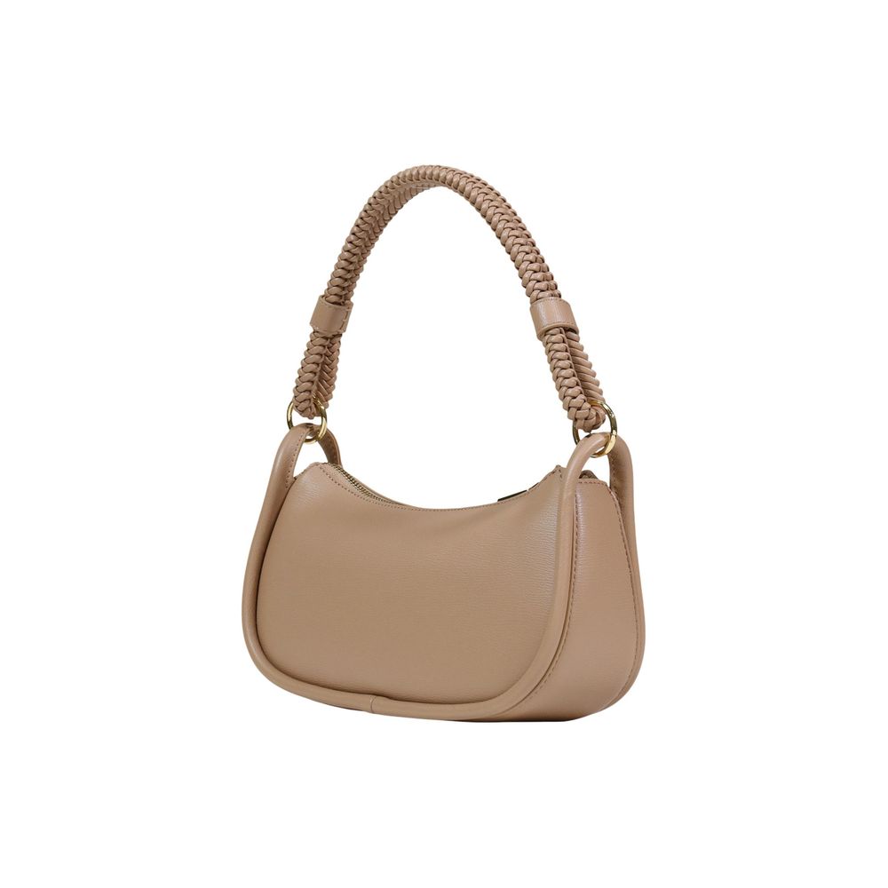 Beige Polyethylene Handbag