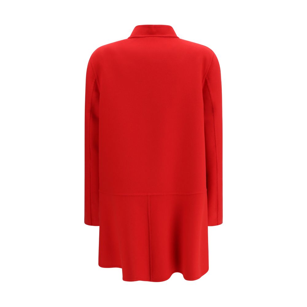 Multicolor Fleece Wool Coat