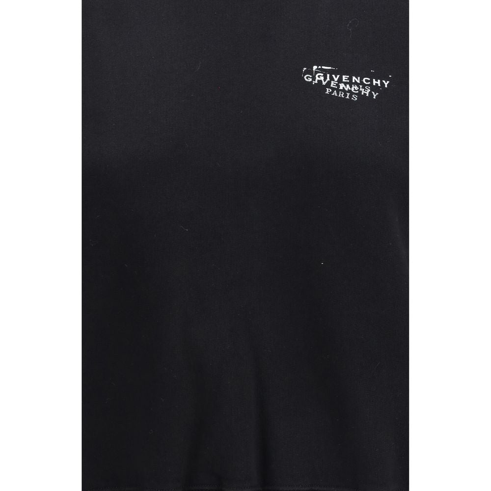 Black Cotton Sweatshirt