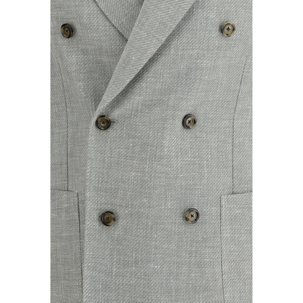 Bicolor Wool Blazer