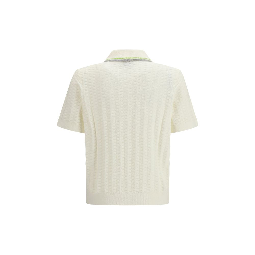 Beige Cotton Polo Shirt