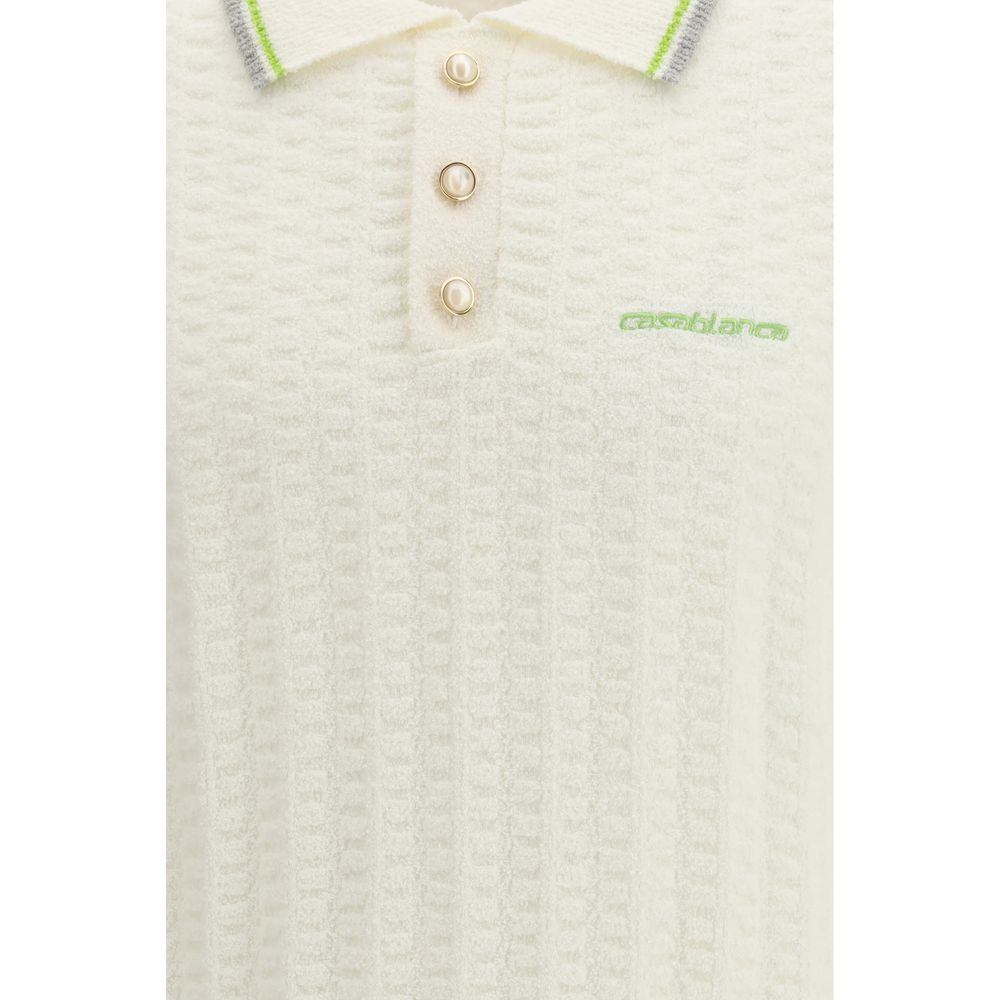 Beige Cotton Polo Shirt