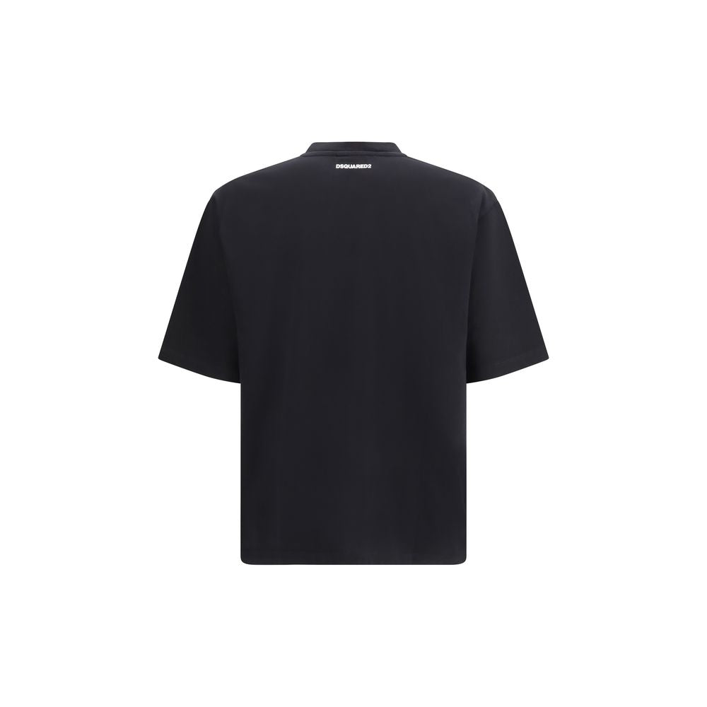 Black Cotton T-Shirt