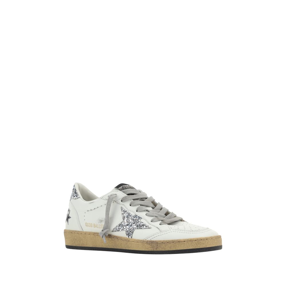 White Polyethylene Low Top Sneakers
