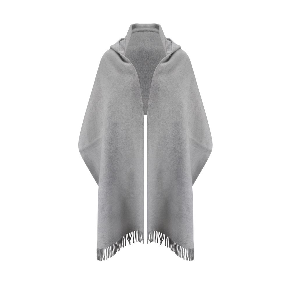 Gray Wool Scarf