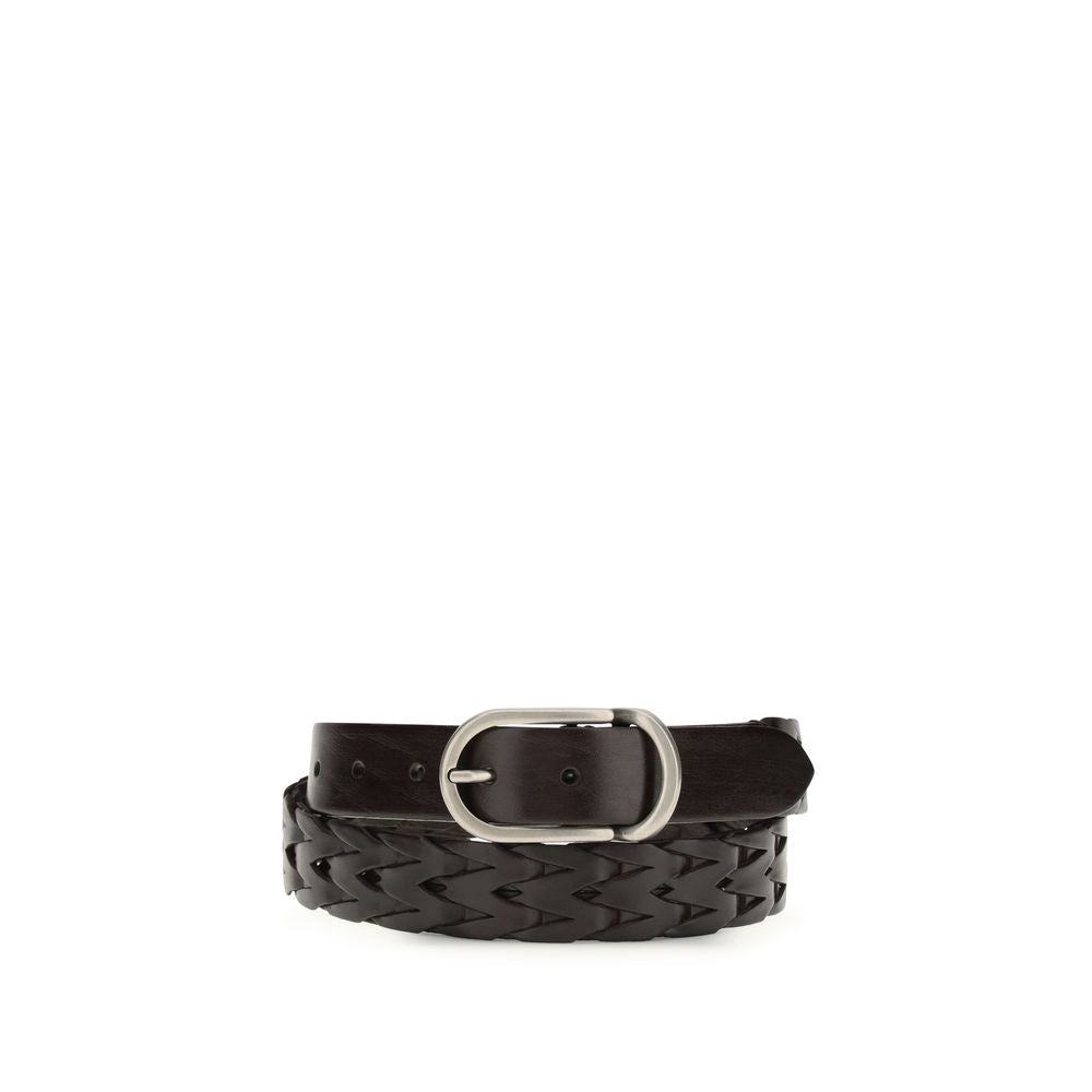 Black Calf Leather Bos Taurus Belt