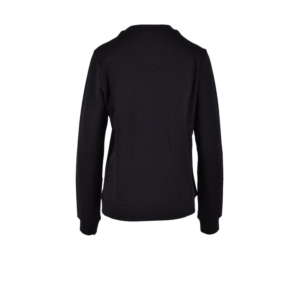 Black Cotton Sweatshirt