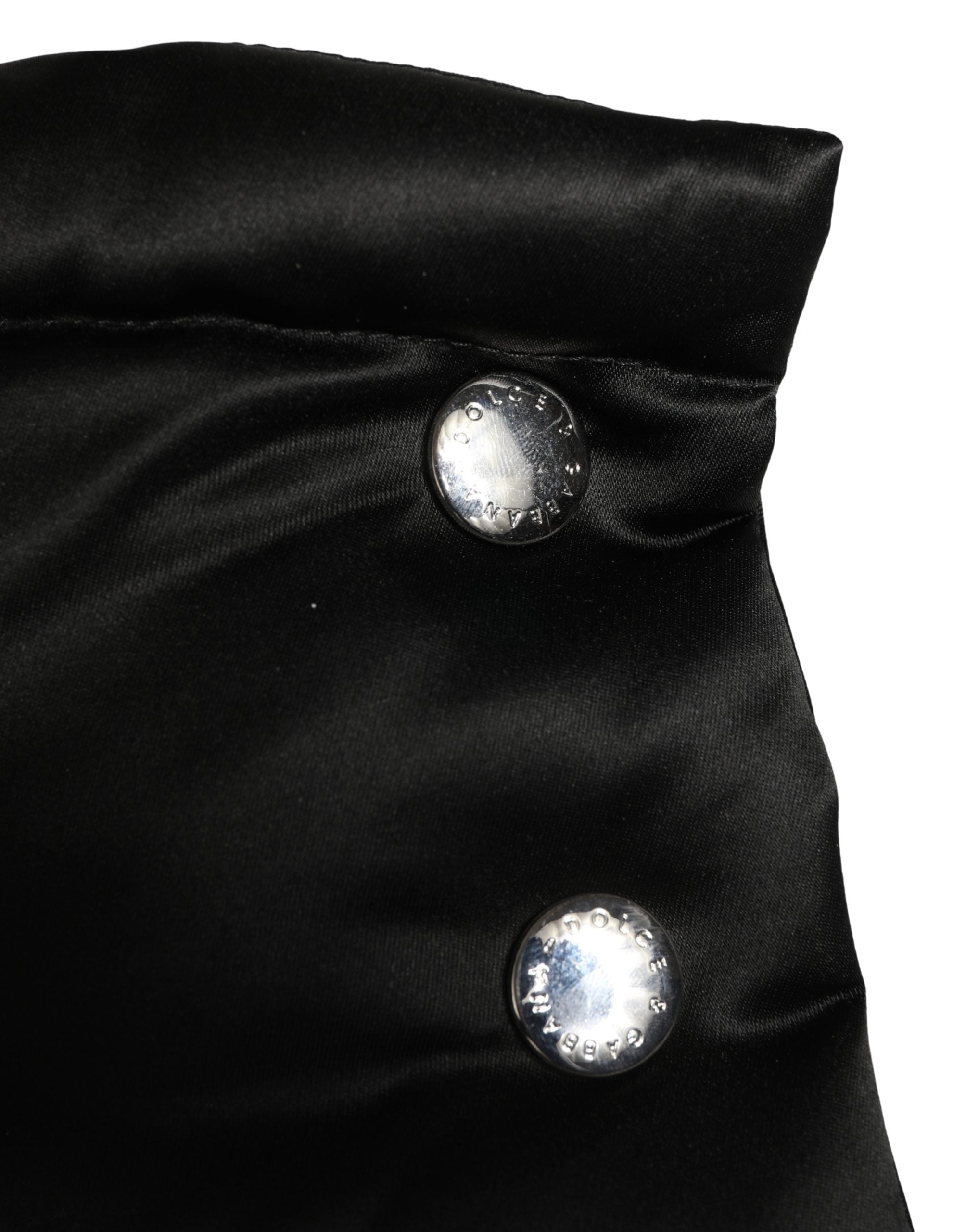 Black Polyester Whole Head Wrap Capello Hat