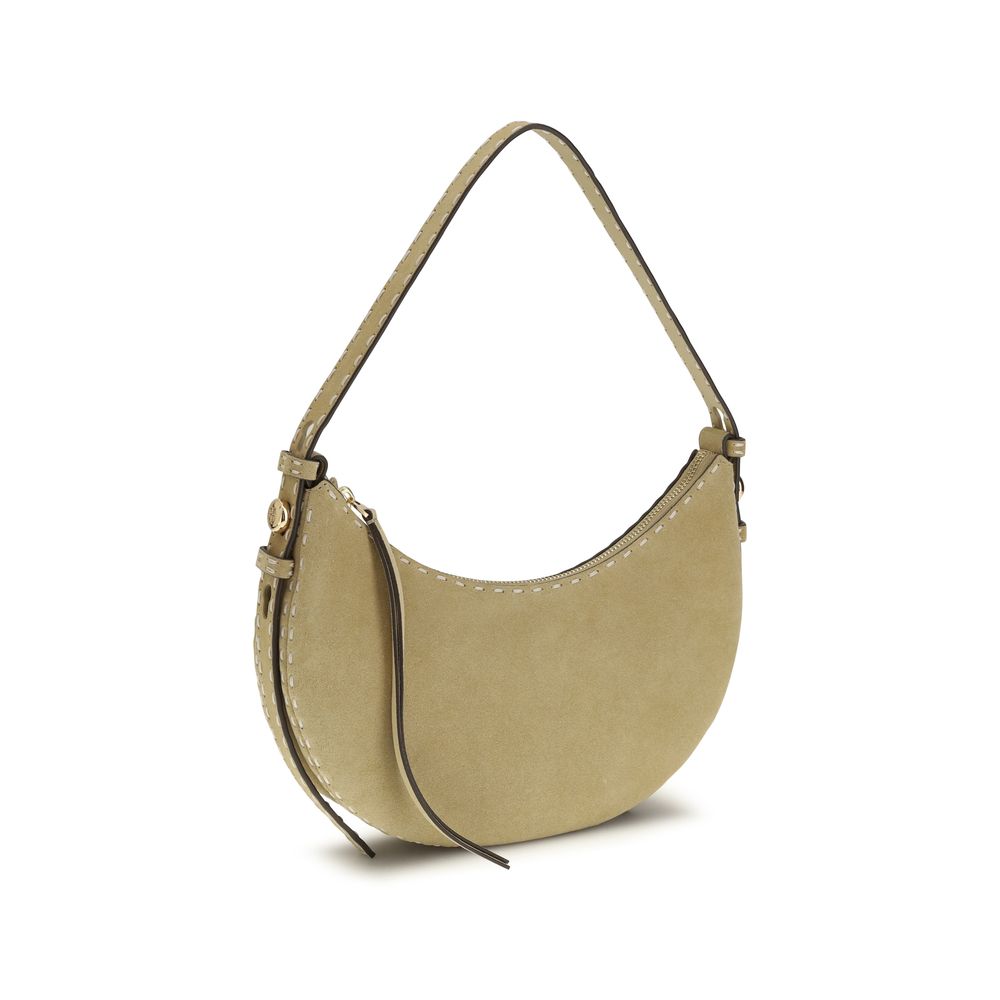 Beige Calf Leather Bos Taurus Shoulder Bag