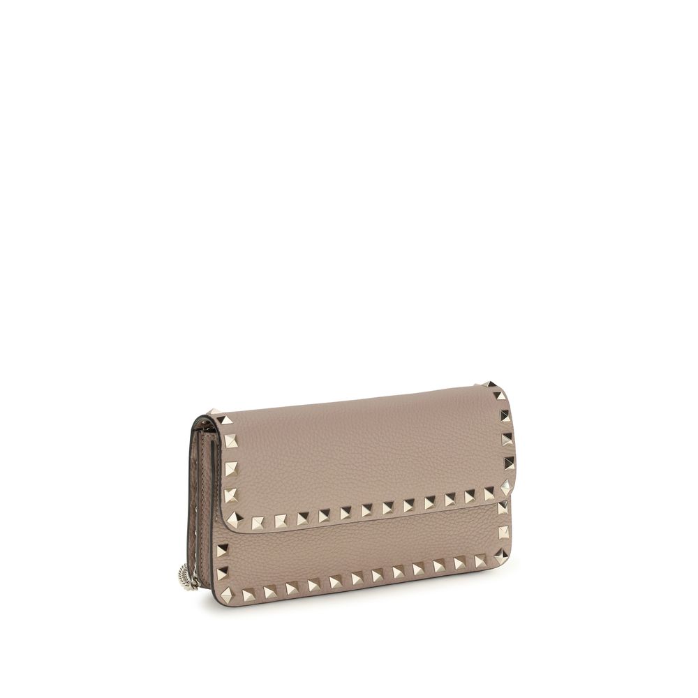 Beige Calf Leather Bos Taurus Wallet