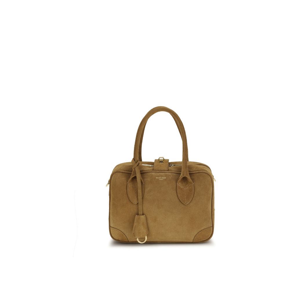 Beige Calf Leather Bos Taurus Handbag