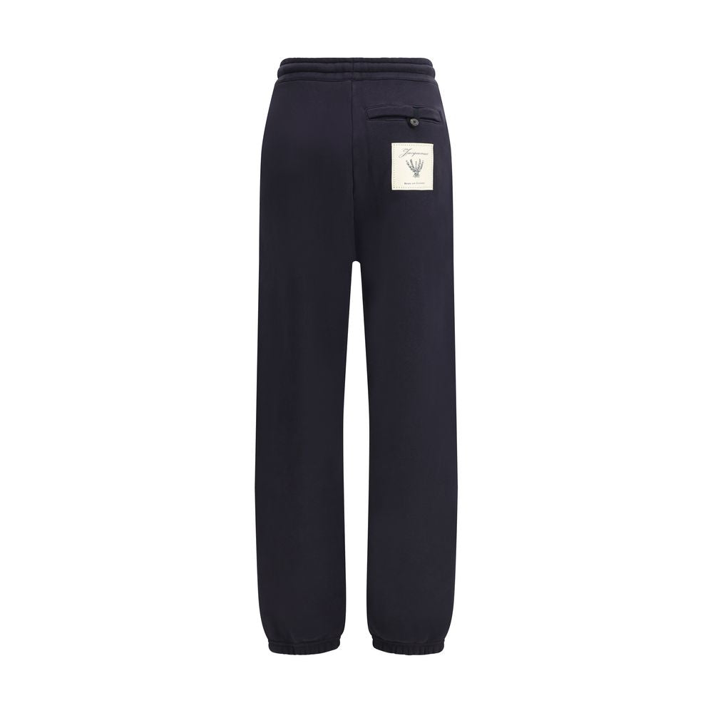 Blue Cotton Joggers (Workout Pants)