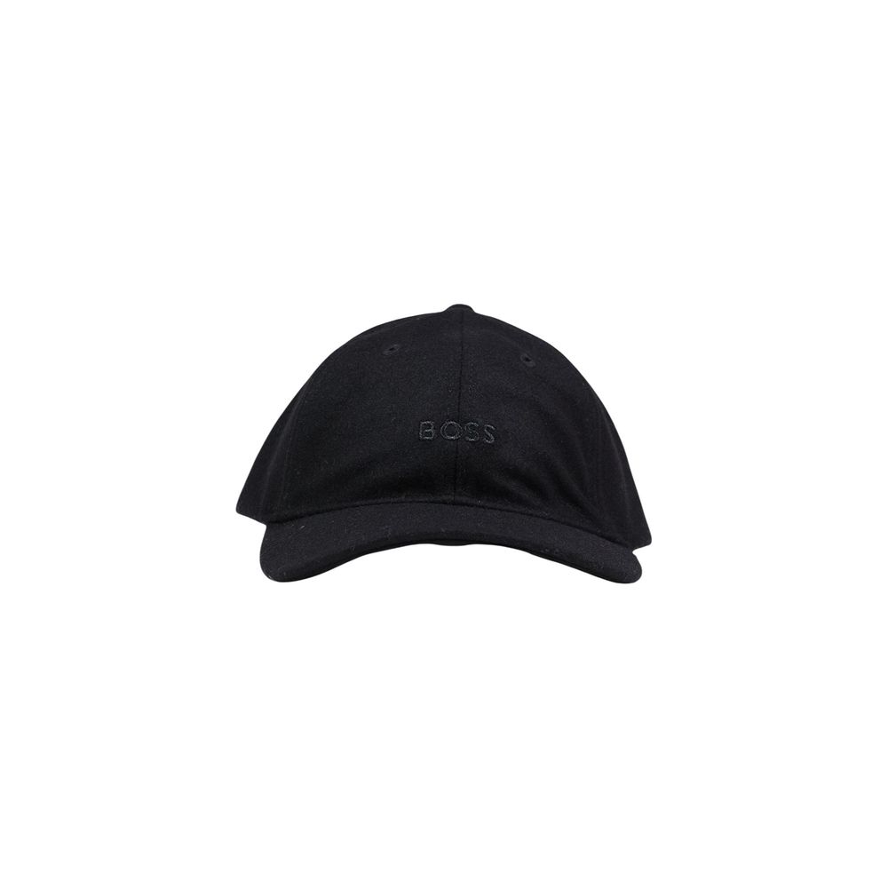 Black Wool Cap (Baseball Hat)