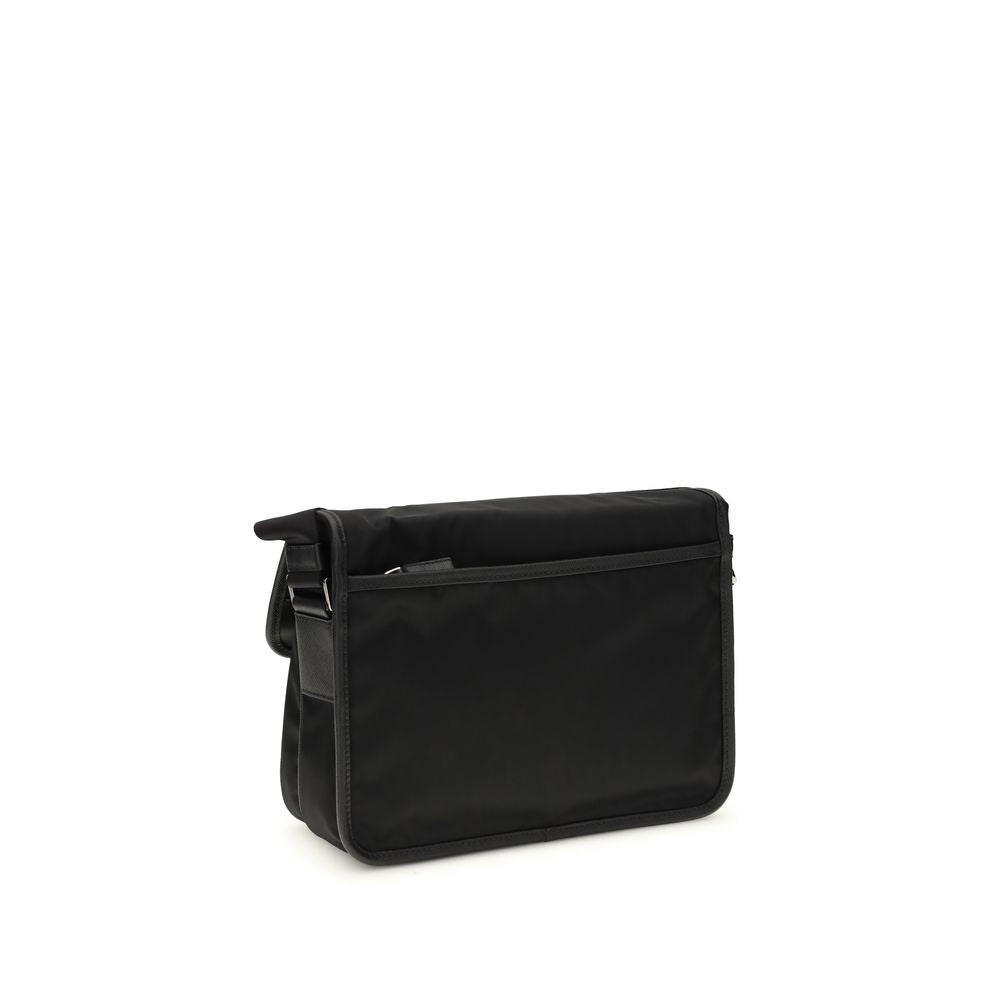 Black Polyamide Shoulder Bag