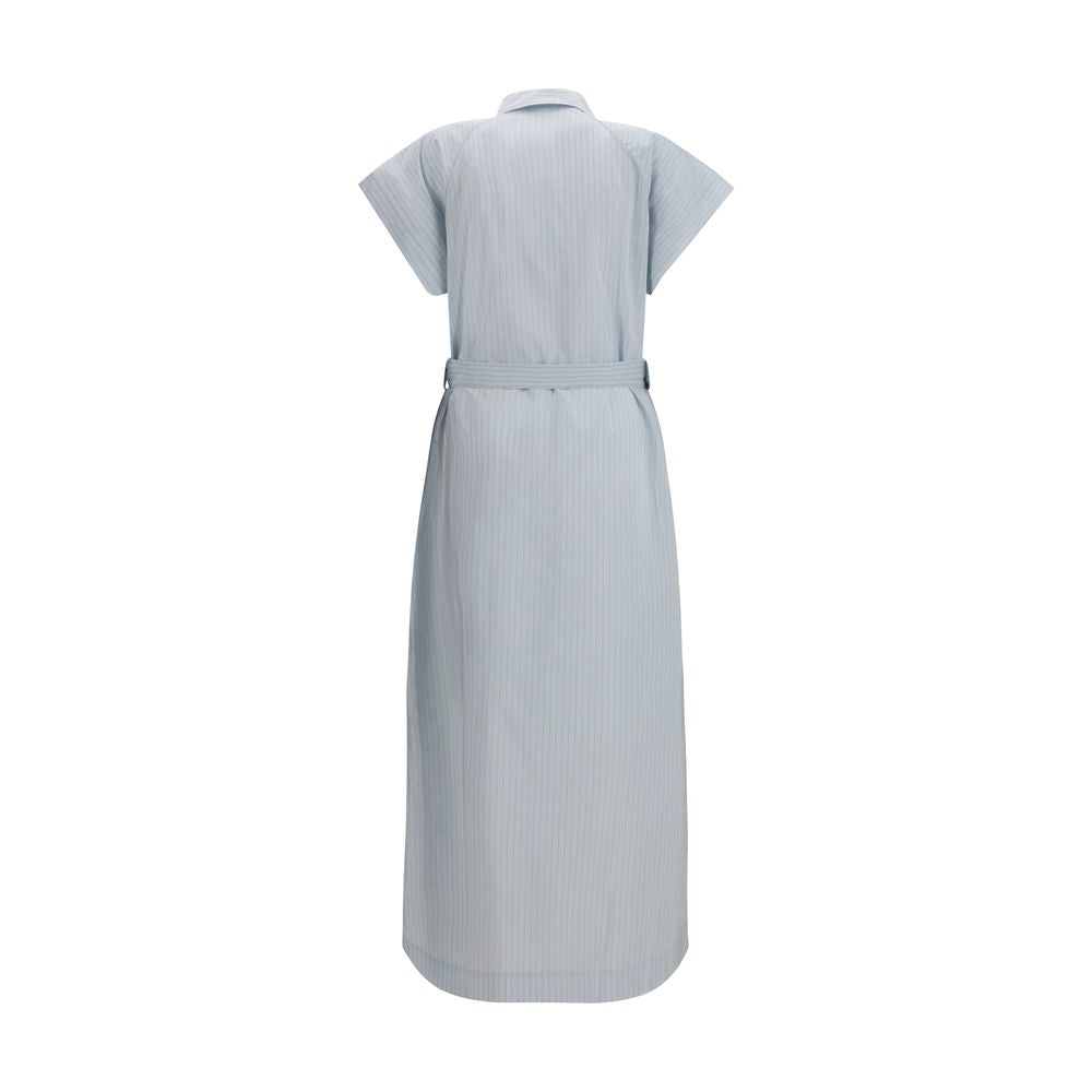 Blue Copper Long Dress
