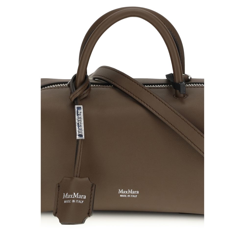 Brown Calf Leather Bos Taurus Handbag
