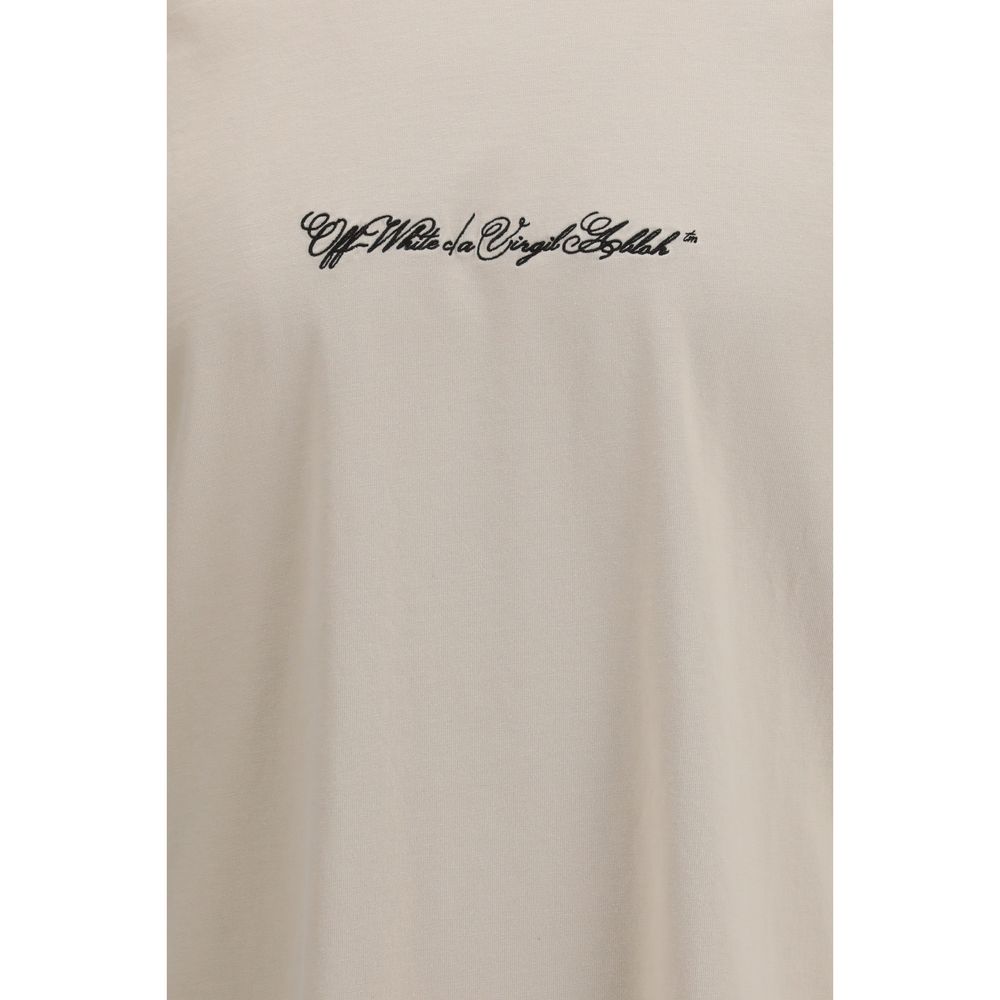 Beige Cotton T-Shirt