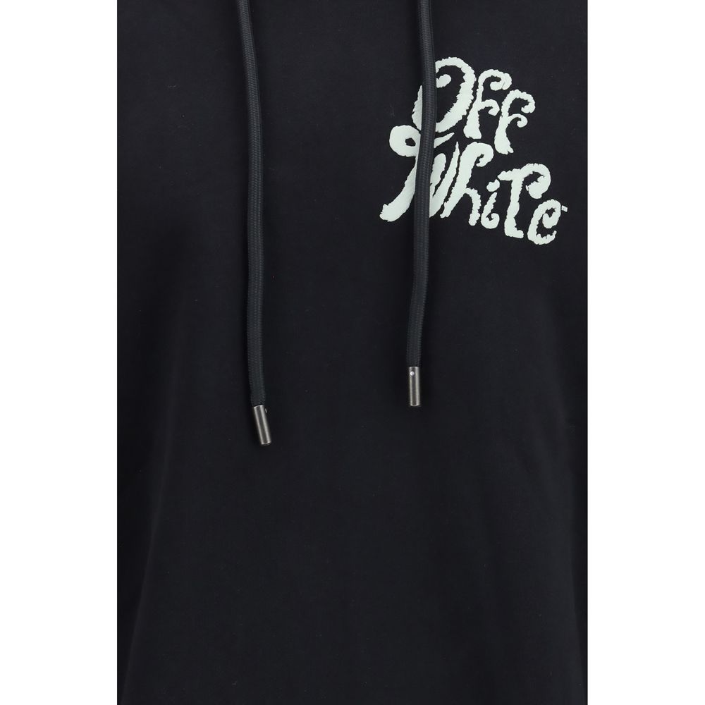 Black Cotton Sweatshirt