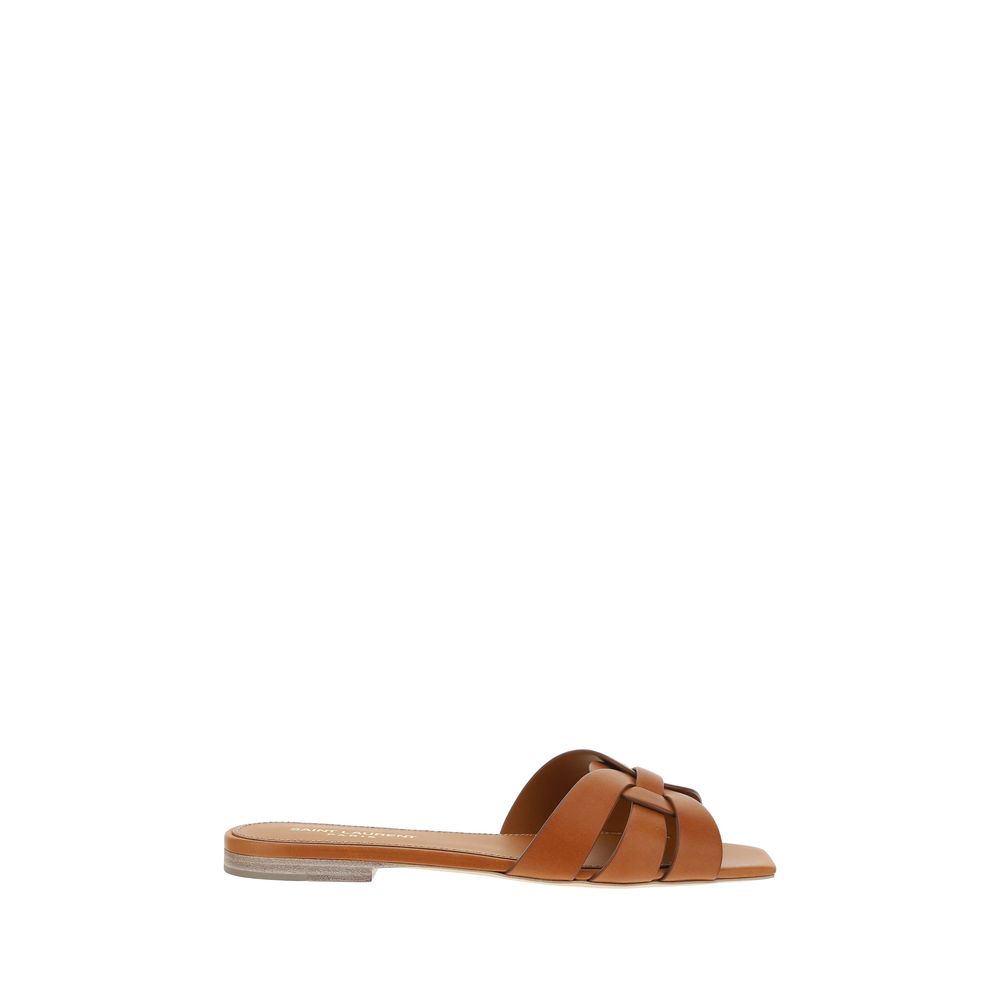 Brown Calf Leather Bos Taurus Sandals
