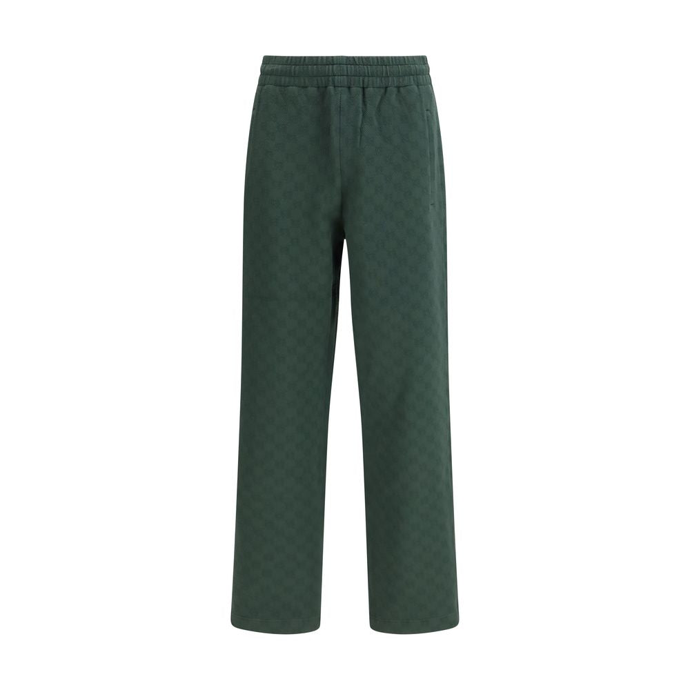 Bicolor Polyamide Casual Pants