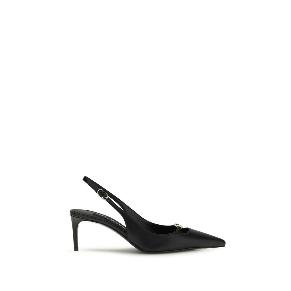 Black Calf Leather Bos Taurus High Heel Pumps