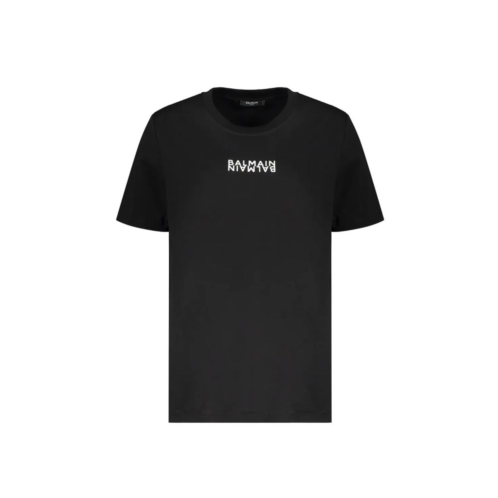 Black Cotton T-Shirt