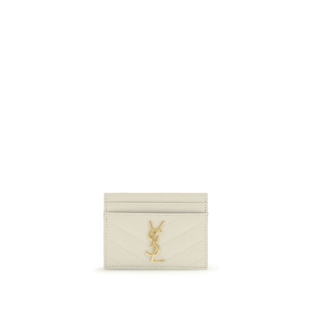 Beige Calf Leather Bos Taurus Wallet