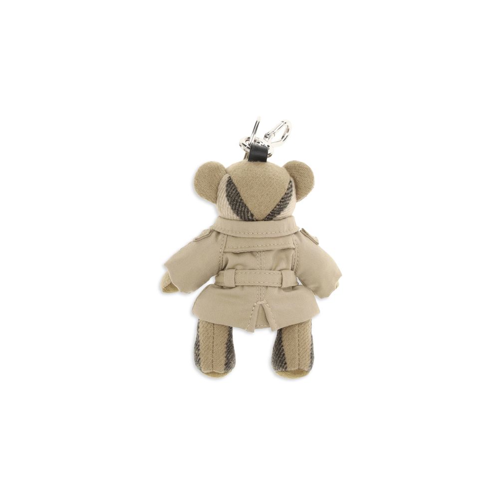 Beige Cashmere Keychain