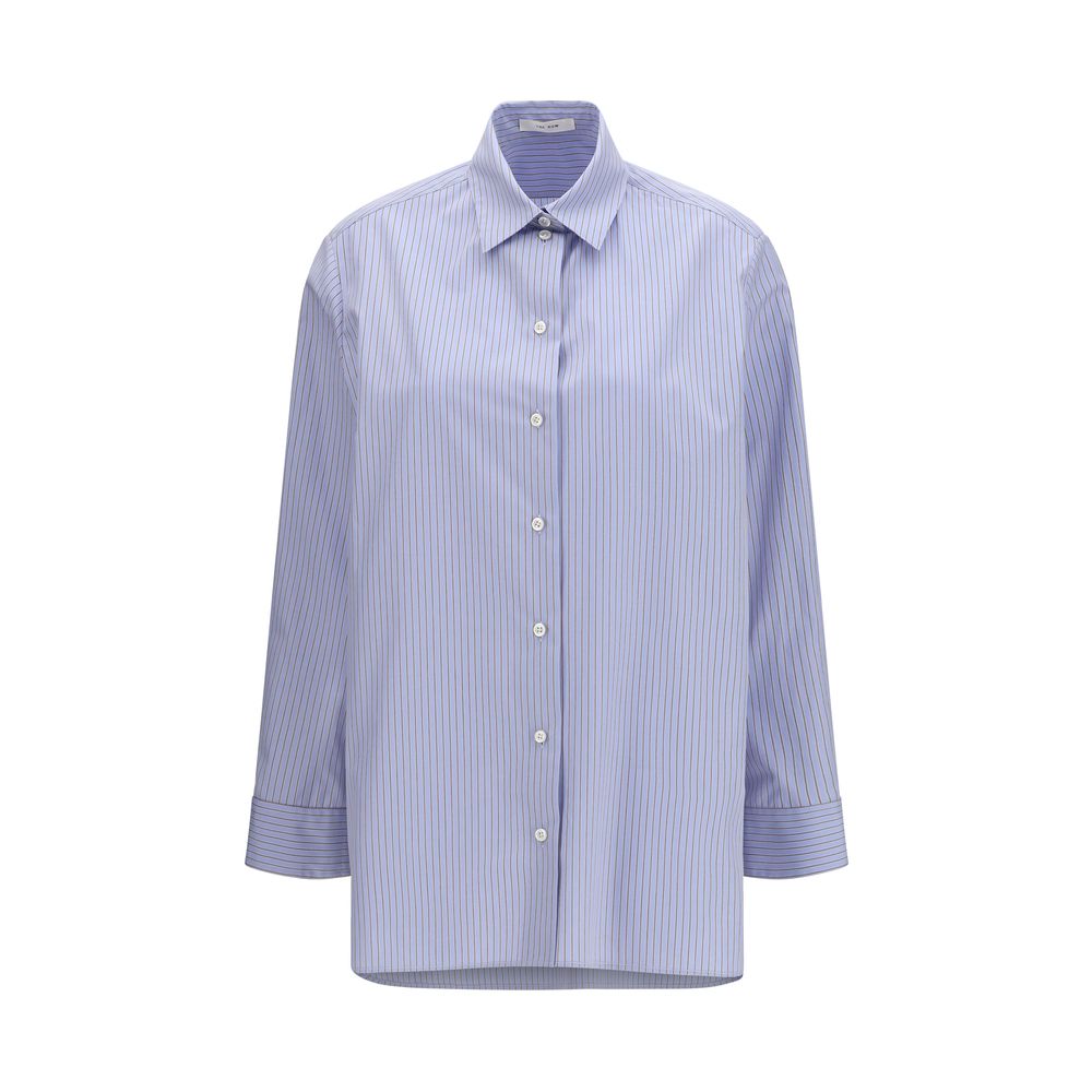 Blue Cotton Pattern Shirt