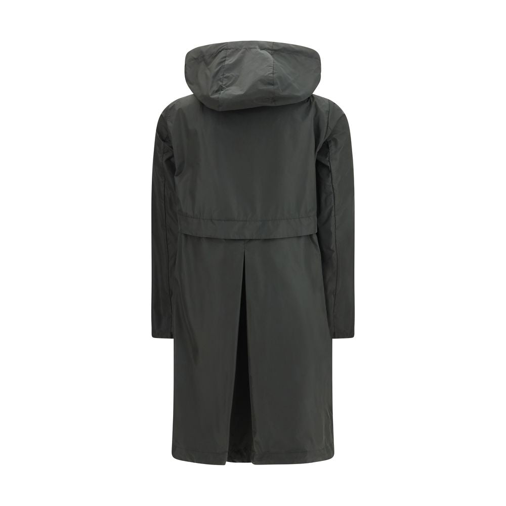 Black Polyester Parka