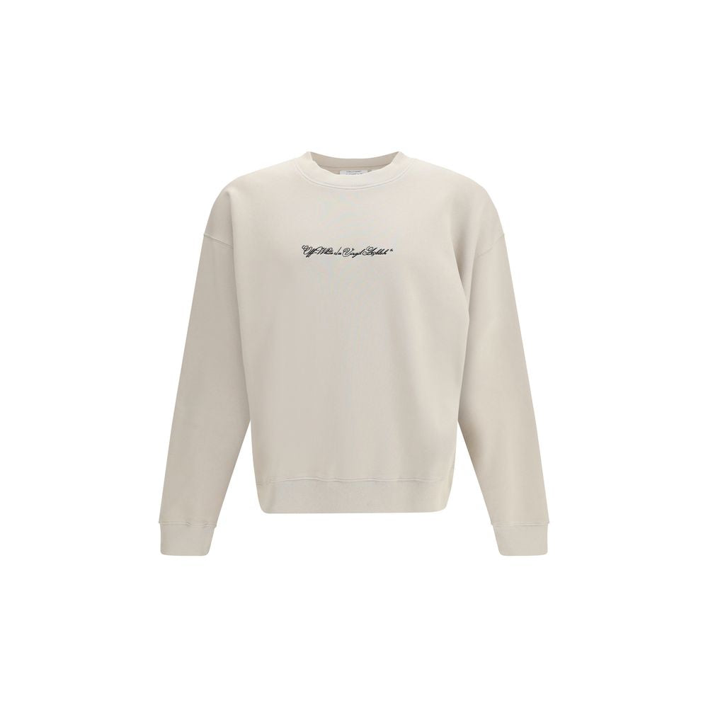 Beige Cotton Sweatshirt