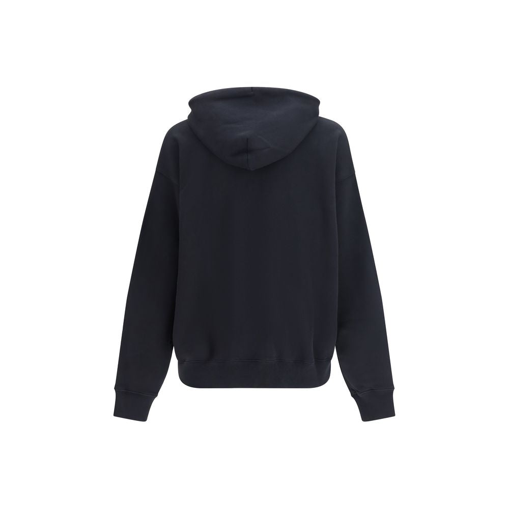 Black Cotton Sweatshirt