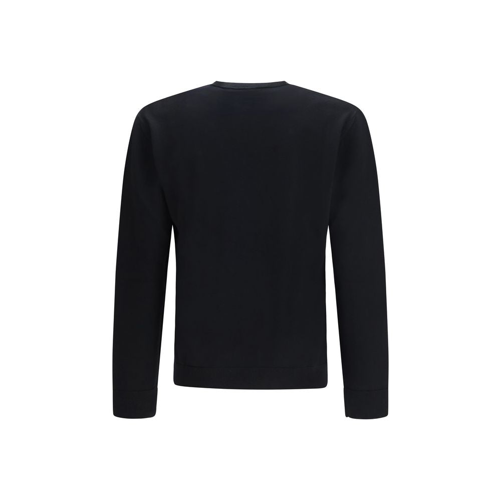 Black Fleece Wool Sweatshirt