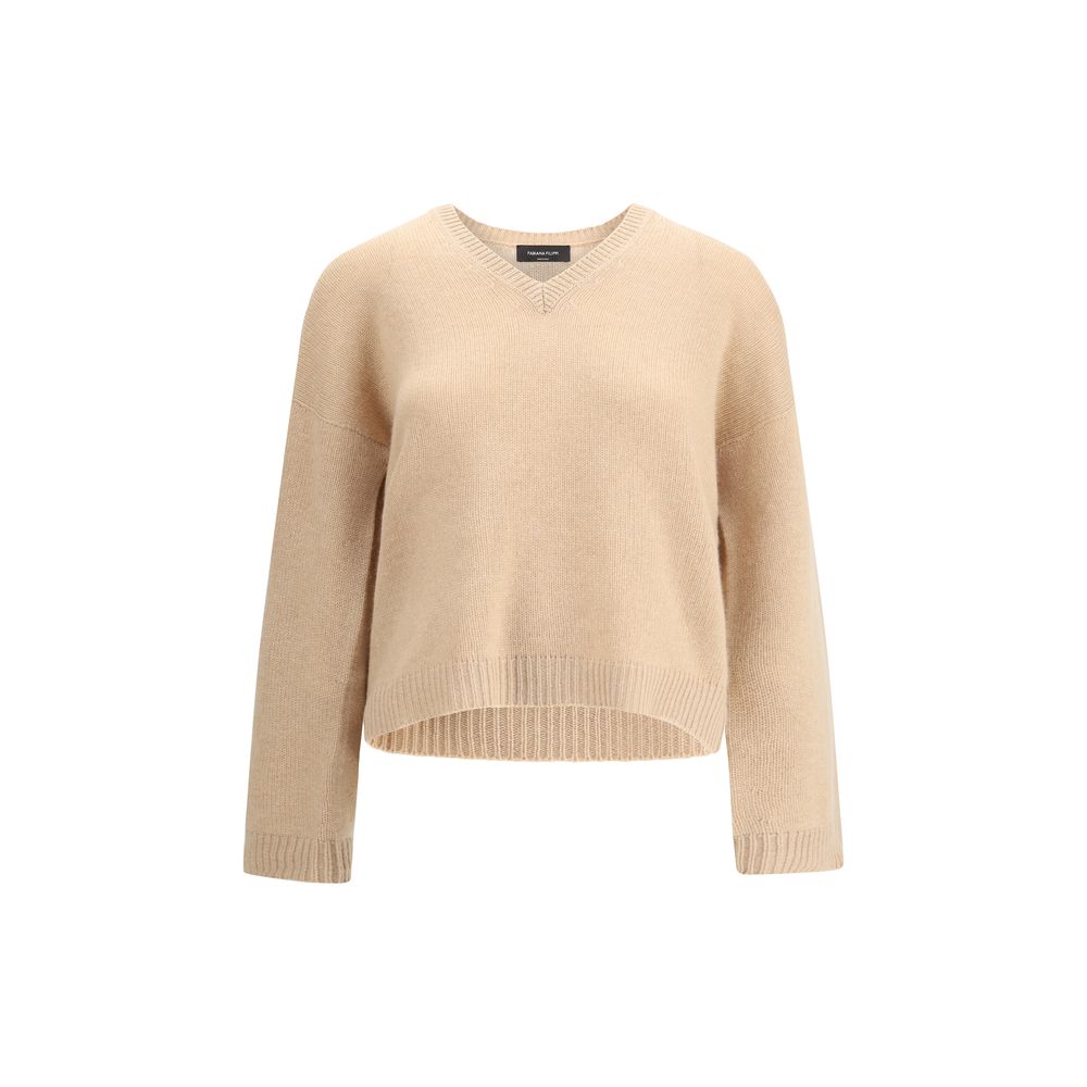 Beige Cashmere Sweater