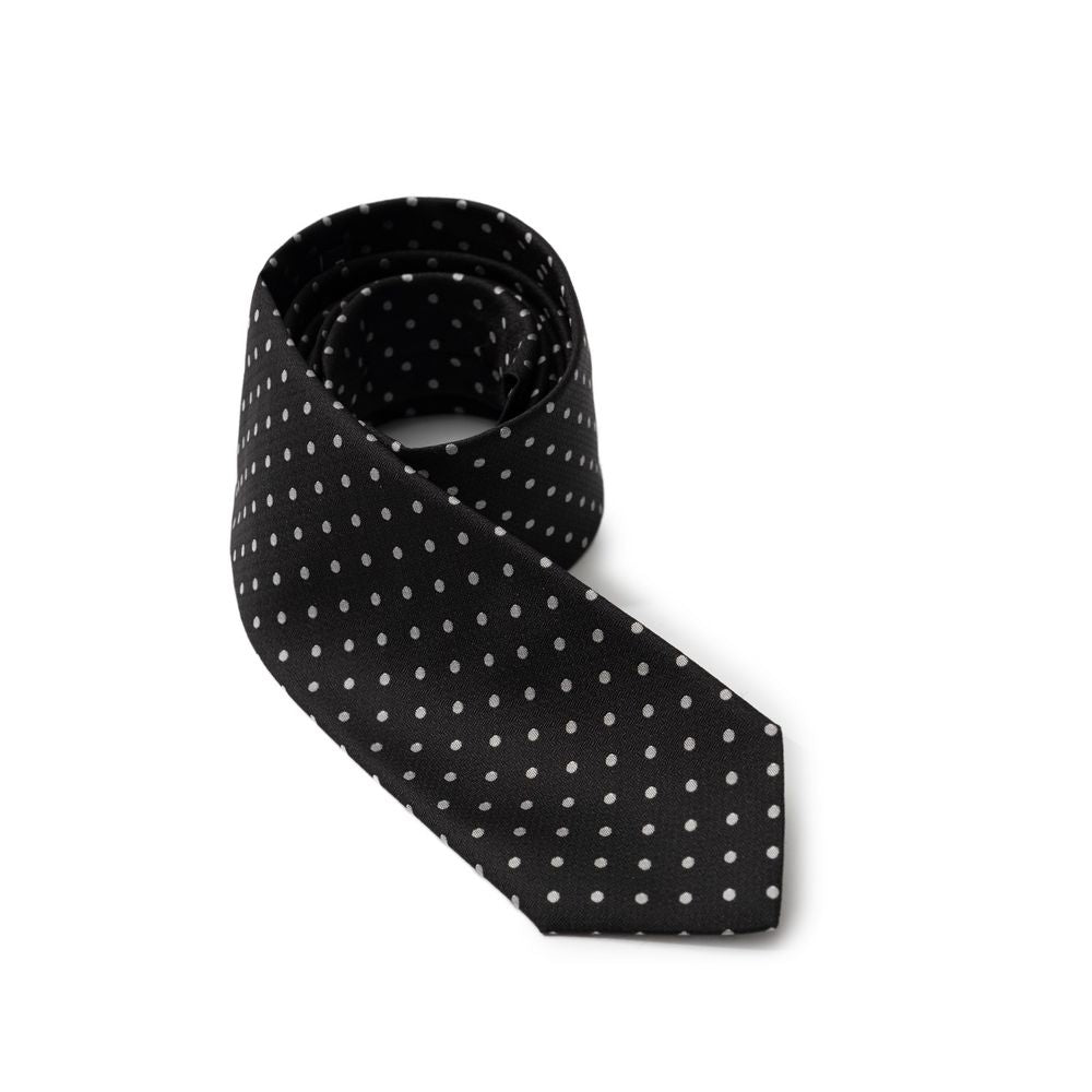 Black Silk Tie